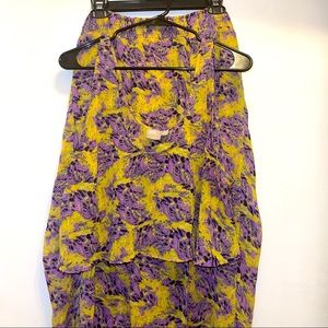 ASOS Crop Top and Wide-Leg Split Front Beach Set! 💜💛💜💛